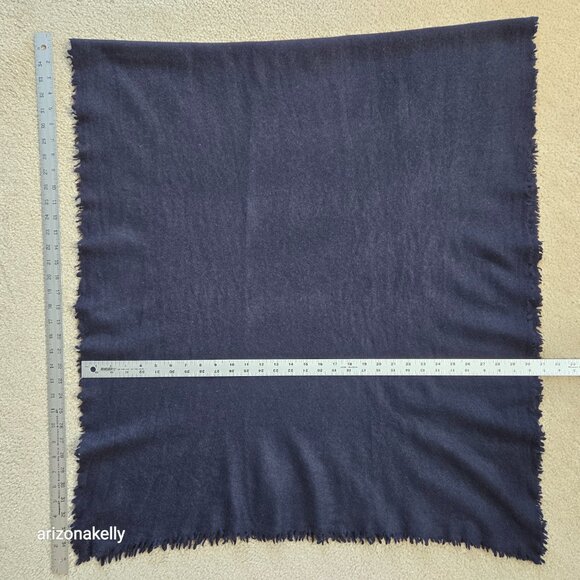 Cashmere {{THICK}} Felted Scarf Black - Picture 5 of 16